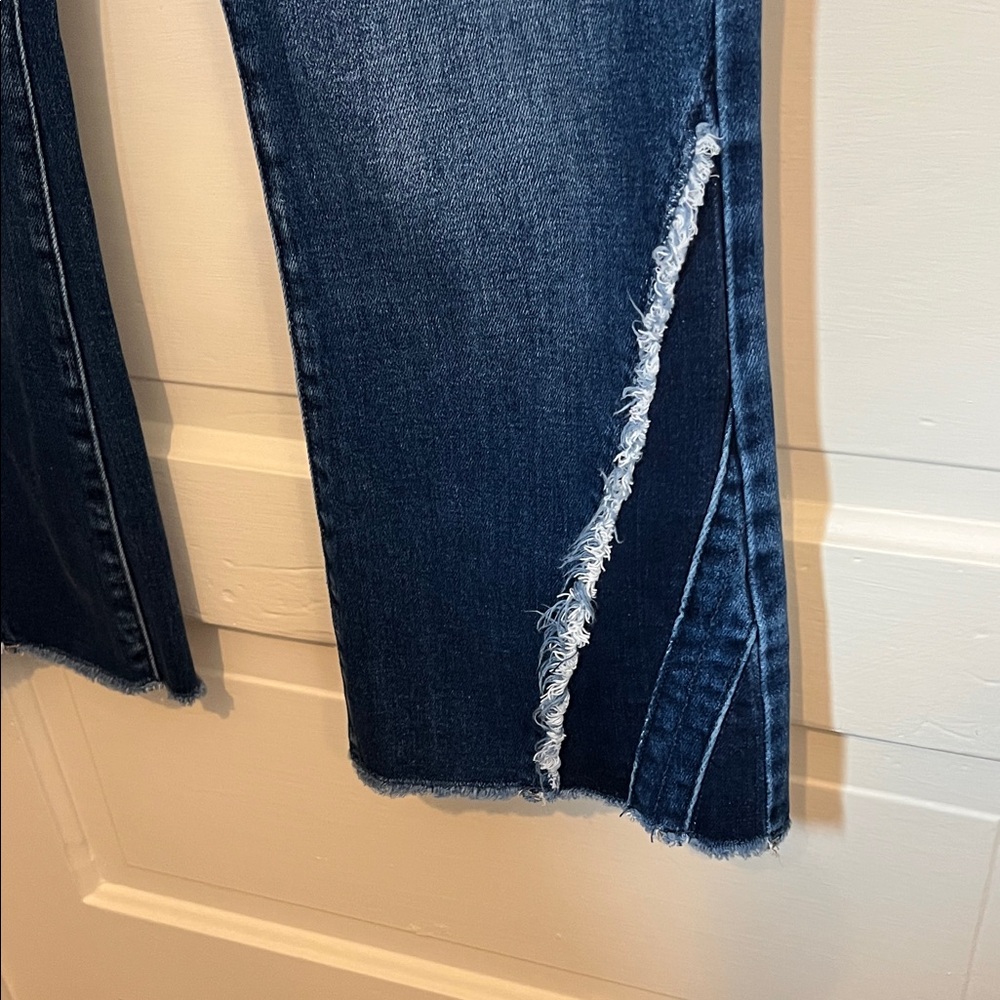 KanCan Dark Blue Flare Jeans - Picture 3 of 7